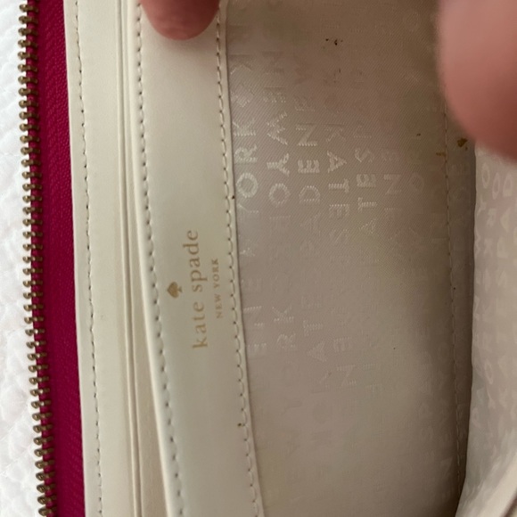 Kate Spade Hot Pink Saffiano Leather Wallet - Picture 2 of 12